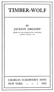 Cover of Timber-Wolf — Context and Discus...