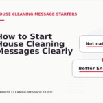 How to Start House Cleaning Messages Clearly