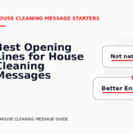 Best Opening Lines for House Cleaning Messages