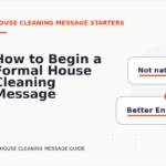 How to Begin a Formal House Cleaning Message