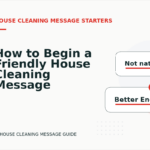 How to Begin a Friendly House Cleaning Message