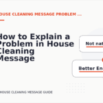 How to Explain a Problem in House Cleaning Message English