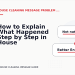 How to Explain What Happened Step by Step in House Cleaning Message English