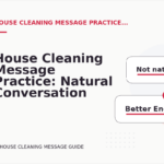 House Cleaning Message Practice: Natural Conversation Lines